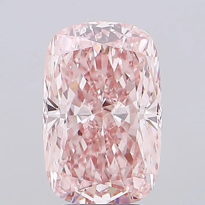 5.06ct Cushion modified Lab Grown Diamond (Colour Fancy Intense Pink, Clarity VS1, IGI Certified)