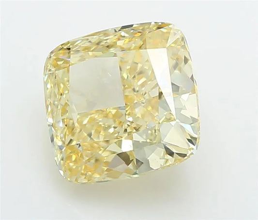 5.06ct Cushion modified Lab Grown Diamond (Colour Fancy Intense Yellow, Clarity VS1, IGI Certified)