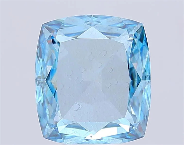 5.06ct Cushion modified Lab Grown Diamond (Colour Fancy Vivid Blue, Clarity SI1, IGI Certified)