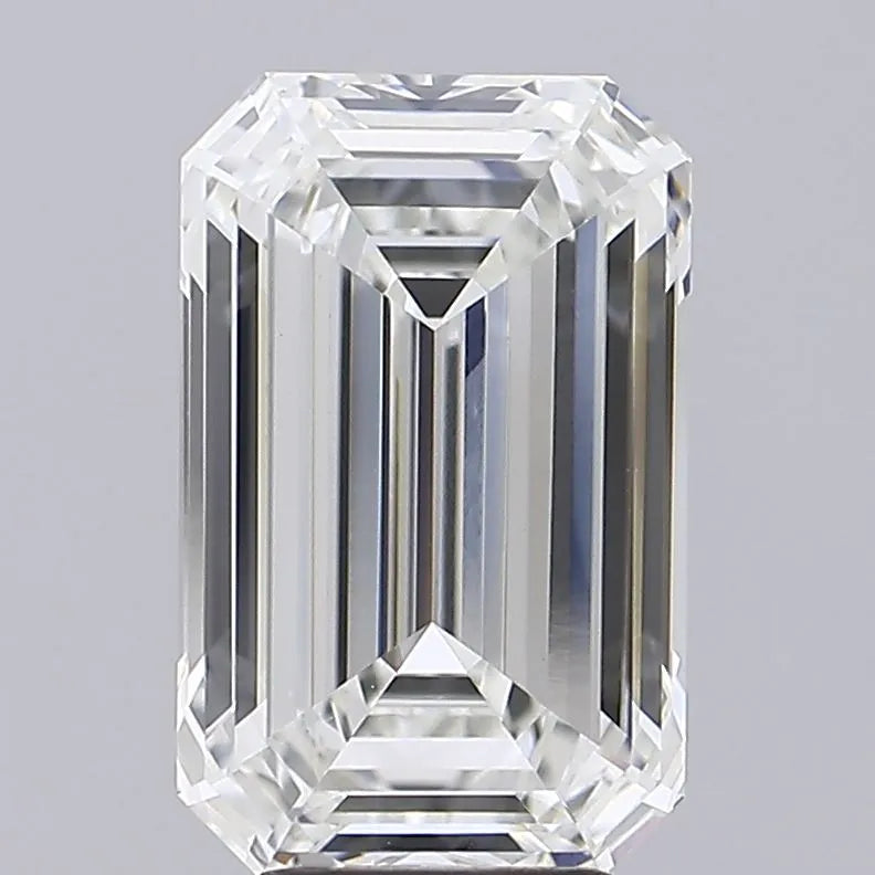 5.06ct Emerald Lab Grown Diamond (Colour F, Clarity VVS2, IGI Certified)