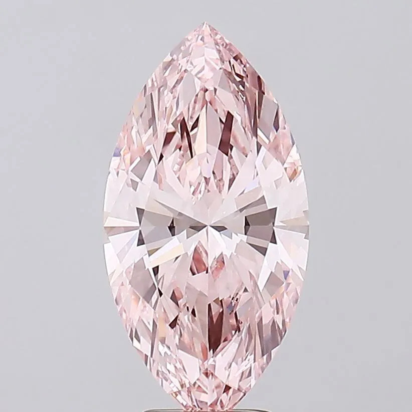 5.06ct Marquise Lab Grown Diamond (Colour Fancy Intense Pink, Clarity VVS2, IGI Certified)