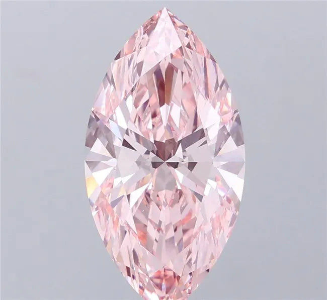 5.06ct Marquise Lab Grown Diamond (Colour Fancy Intense Pink, Clarity VVS2, IGI Certified)
