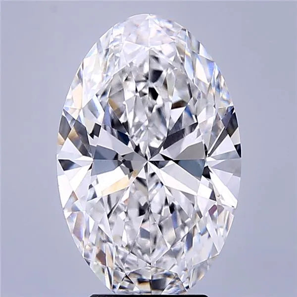 5.06ct Oval Lab Grown Diamond (Colour D, Clarity IF, IGI Certified)