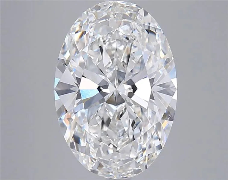 5.06ct Oval Lab Grown Diamond (Colour E, Clarity VVS2, IGI Certified)