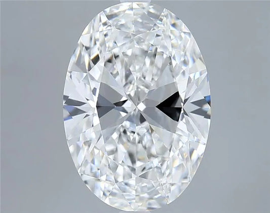 5.06ct Oval Lab Grown Diamond (Colour E, Clarity VVS2, IGI Certified)
