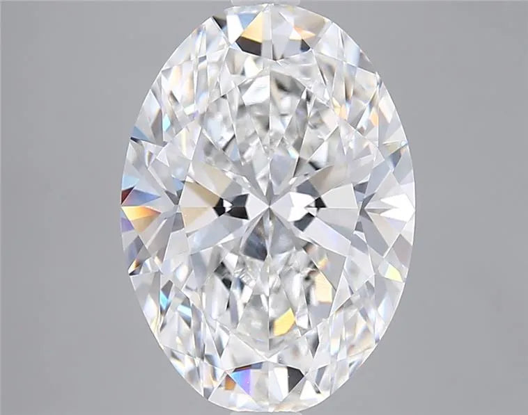 5.06ct Oval Lab Grown Diamond (Colour F, Clarity VVS2, IGI Certified)