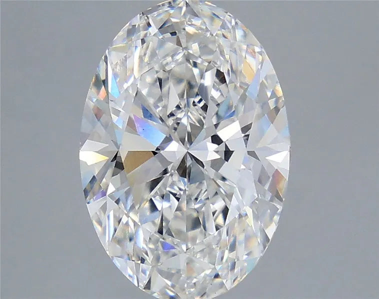 5.06ct Oval Lab Grown Diamond (Colour F, Clarity VVS2, IGI Certified)