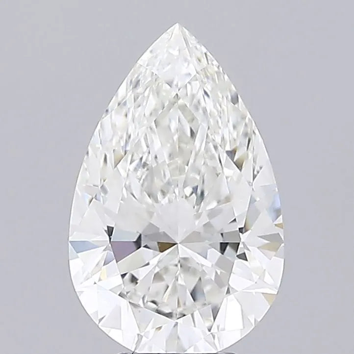5.06ct Pear Lab Grown Diamond (Colour G, Clarity VVS2, IGI Certified)