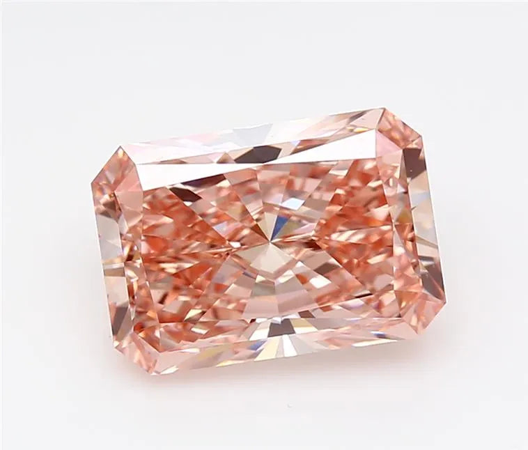 5.06ct Radiant Lab Grown Diamond (Colour Fancy Vivid Pink, Clarity VVS1, IGI Certified)