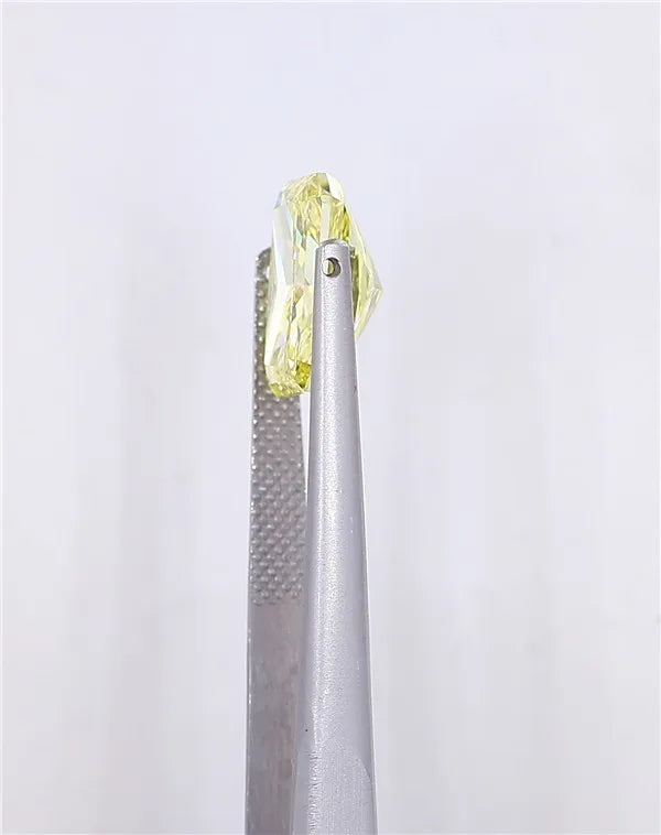 5.06ct Radiant Lab Grown Diamond (Colour Fancy Vivid Yellow, Clarity VS1, IGI Certified)