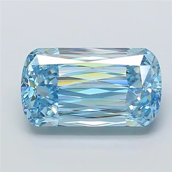 5.07ct Cushion modified Lab Grown Diamond (Colour Fancy Vivid Blue, Clarity VS1, IGI Certified)