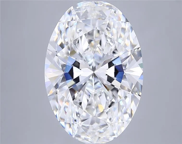 5.07ct Oval Lab Grown Diamond (Colour F, Clarity VVS2, IGI Certified)