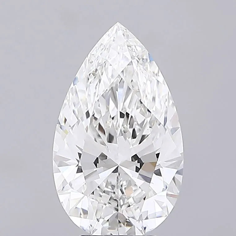 5.07ct Pear Lab Grown Diamond (Colour G, Clarity VVS2, IGI Certified)