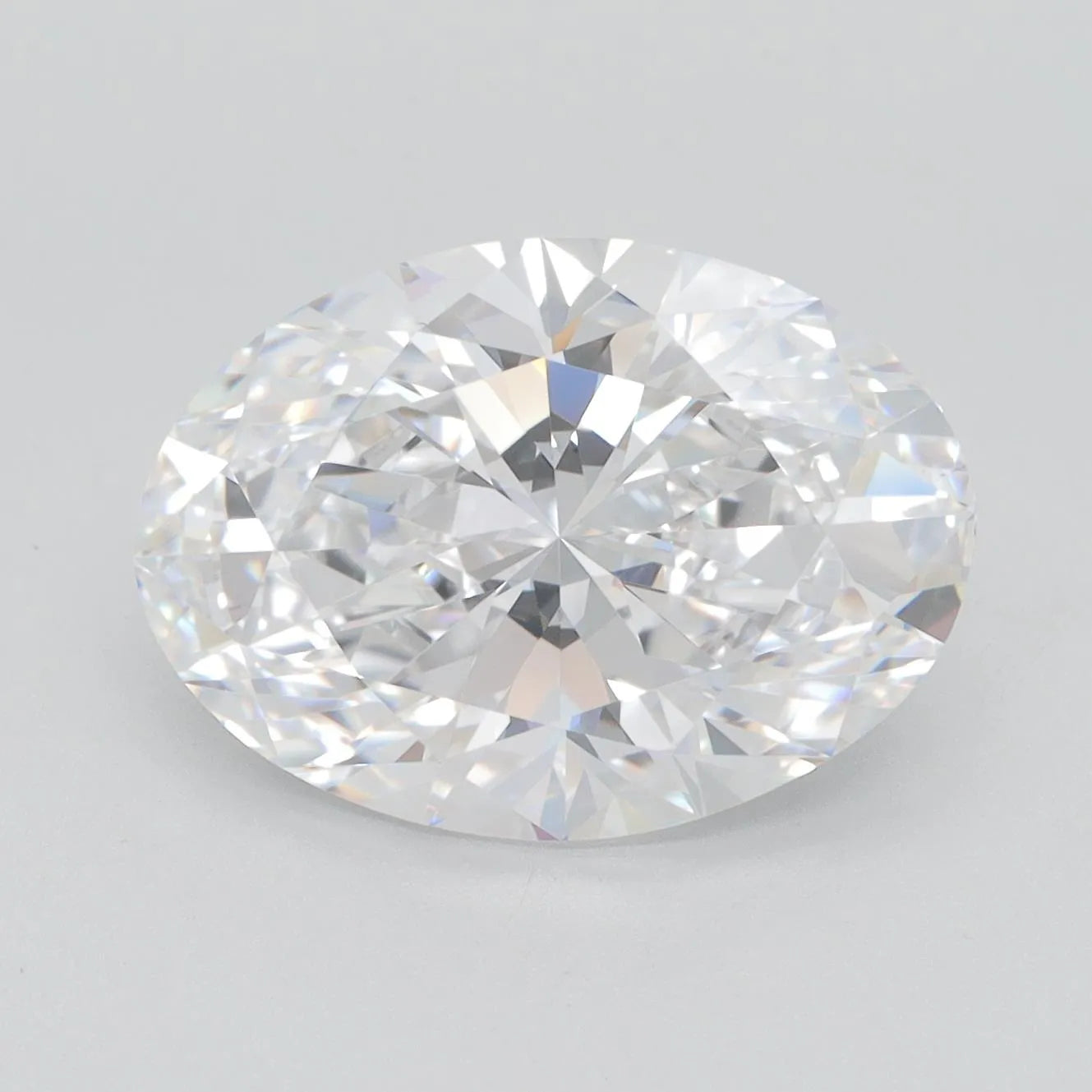 5.08ct Oval Lab Grown Diamond (Colour D, Clarity VVS1, GIA Certified)
