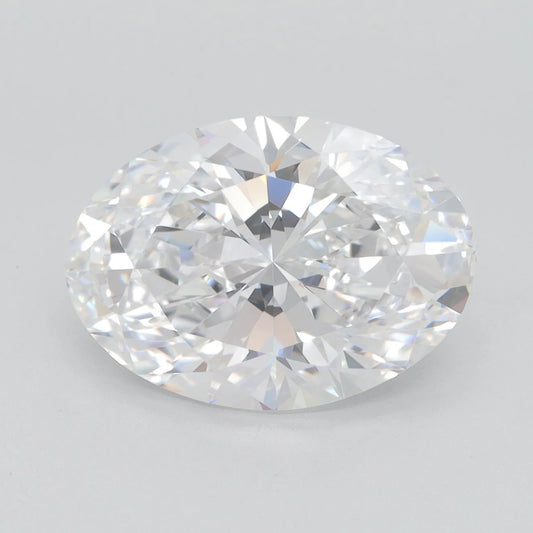 5.08ct Oval Lab Grown Diamond (Colour D, Clarity VVS1, GIA Certified)