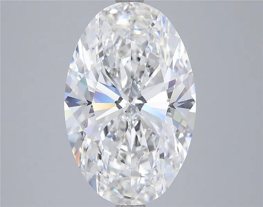 5.08ct Oval Lab Grown Diamond (Colour E, Clarity VVS2, IGI Certified)