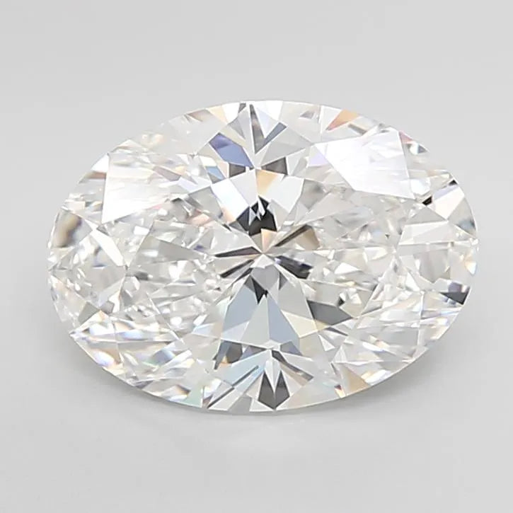 5.08ct Oval Lab Grown Diamond (Colour E, Clarity VVS2, IGI Certified)