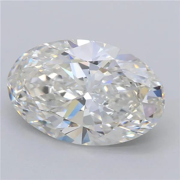 5.08ct Oval Lab Grown Diamond (Colour H, Clarity VVS2, IGI Certified)