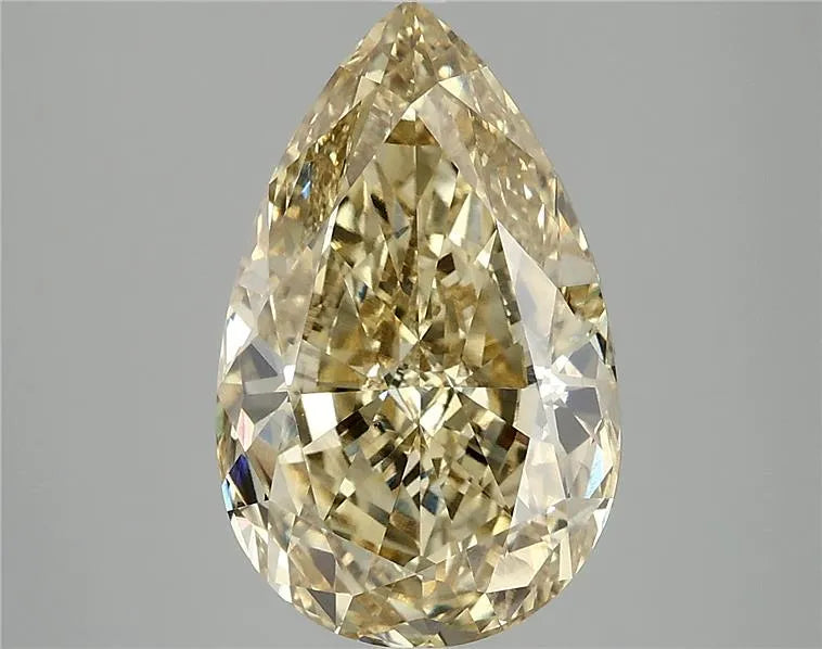 5.08ct Pear Lab Grown Diamond (Colour Fancy Intense Yellow, Clarity SI1, IGI Certified)