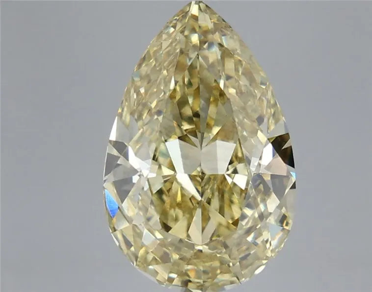 5.08ct Pear Lab Grown Diamond (Colour Fancy Intense Yellow, Clarity VS2, IGI Certified)