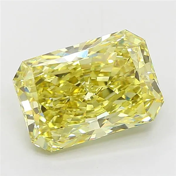 5.08ct Radiant Lab Grown Diamond (Colour Fancy Intense Yellow, Clarity VS1, IGI Certified)