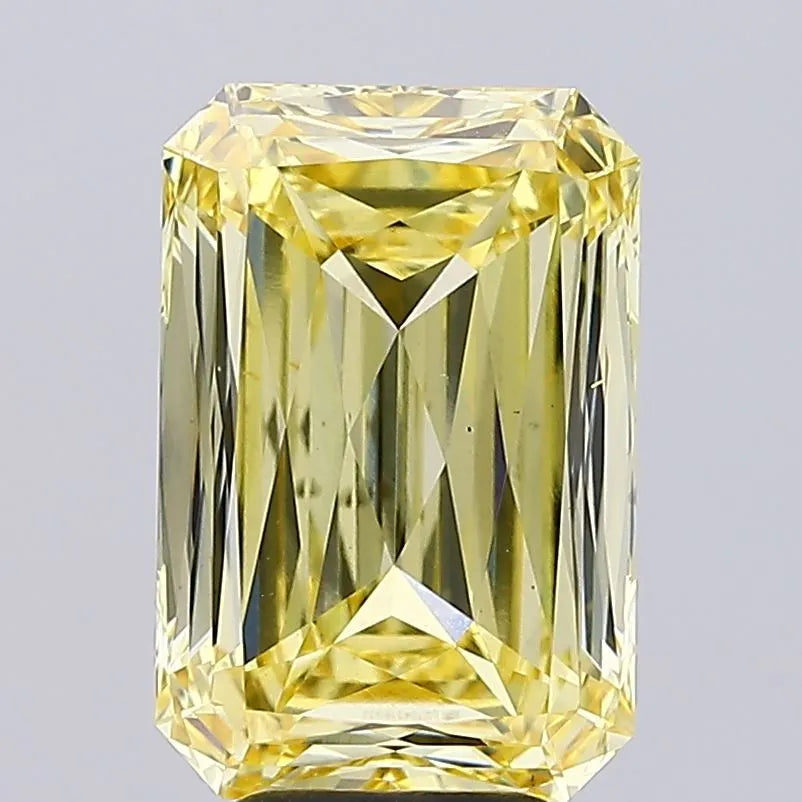 5.08ct Radiant Lab Grown Diamond (Colour Fancy Intense Yellow, Clarity VS2, IGI Certified)