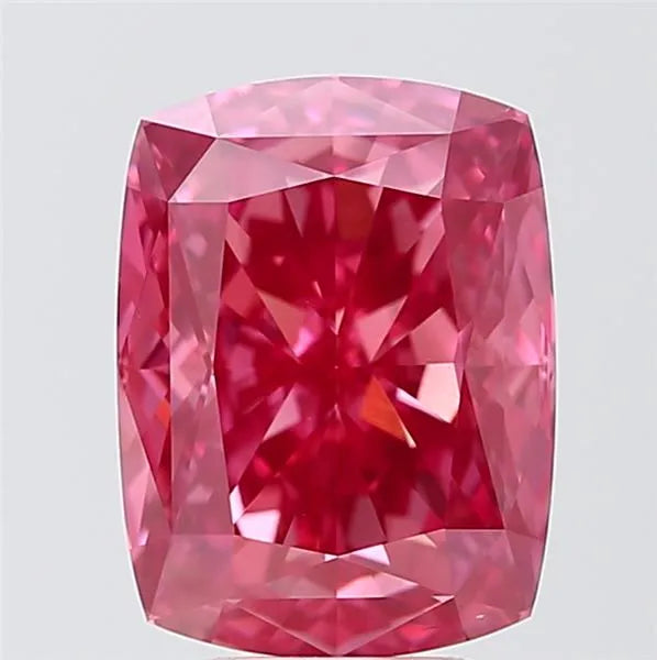 5.09ct Cushion modified Lab Grown Diamond (Colour Fancy Vivid Pink, Clarity VVS2, IGI Certified)