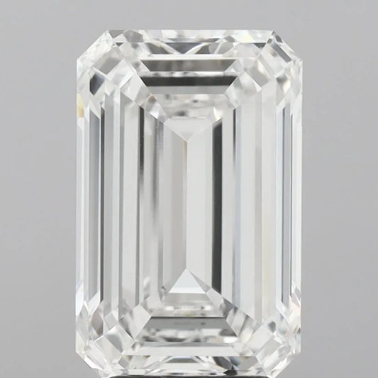 5.09ct Emerald Lab Grown Diamond (Colour F, Clarity VVS1, IGI Certified)