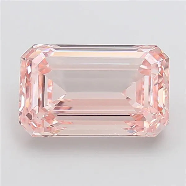 5.09ct Emerald Lab Grown Diamond (Colour Fancy Pink, Clarity VVS2, IGI Certified)