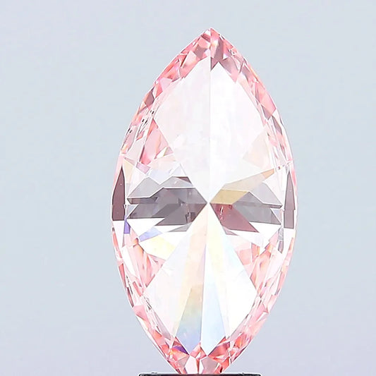 5.09ct Marquise Lab Grown Diamond (Colour Fancy Vivid Pink, Clarity VVS2, IGI Certified)