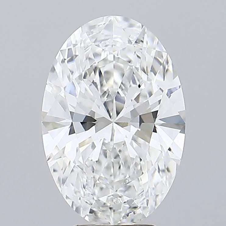 5.09ct Oval Lab Grown Diamond (Colour E, Clarity VVS1, IGI Certified)