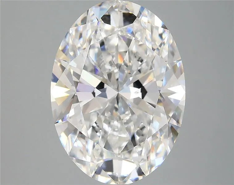 5.09ct Oval Lab Grown Diamond (Colour E, Clarity VVS2, IGI Certified)