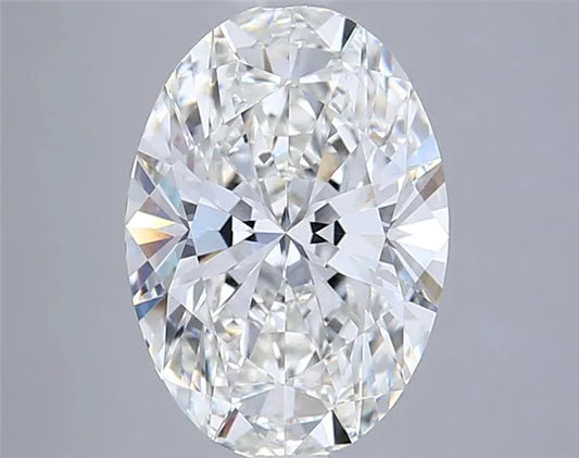 5.09ct Oval Lab Grown Diamond (Colour F, Clarity VVS2, IGI Certified)