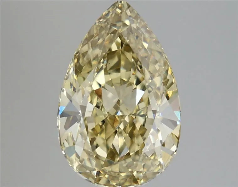 5.09ct Pear Lab Grown Diamond (Colour Fancy Yellow, Clarity VS1, IGI Certified)