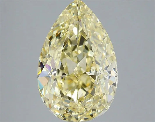 5.09ct Pear Lab Grown Diamond (Colour Fancy Yellow, Clarity VS1, IGI Certified)