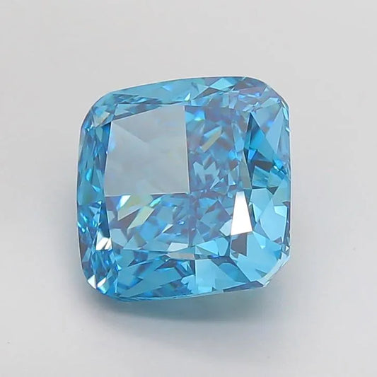 5.10ct Cushion modified Lab Grown Diamond (Colour Fancy Vivid Blue, Clarity VVS2, IGI Certified)