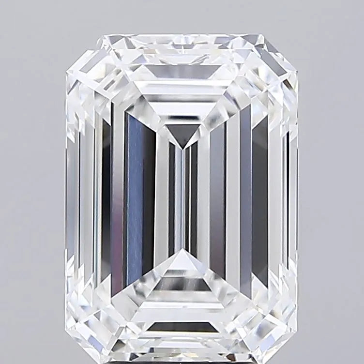 5.10ct Emerald Lab Grown Diamond (Colour D, Clarity VVS1, IGI Certified)