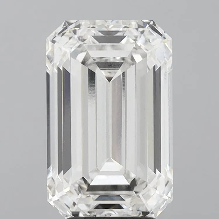 5.10ct Emerald Lab Grown Diamond (Colour F, Clarity VVS2, IGI Certified)
