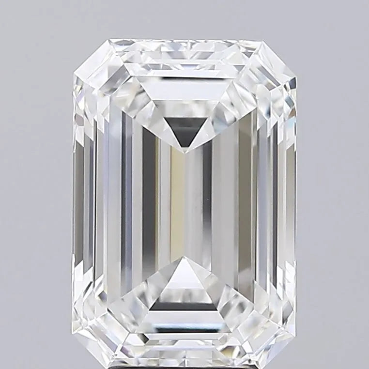5.10ct Emerald Lab Grown Diamond (Colour F, Clarity VVS2, IGI Certified)