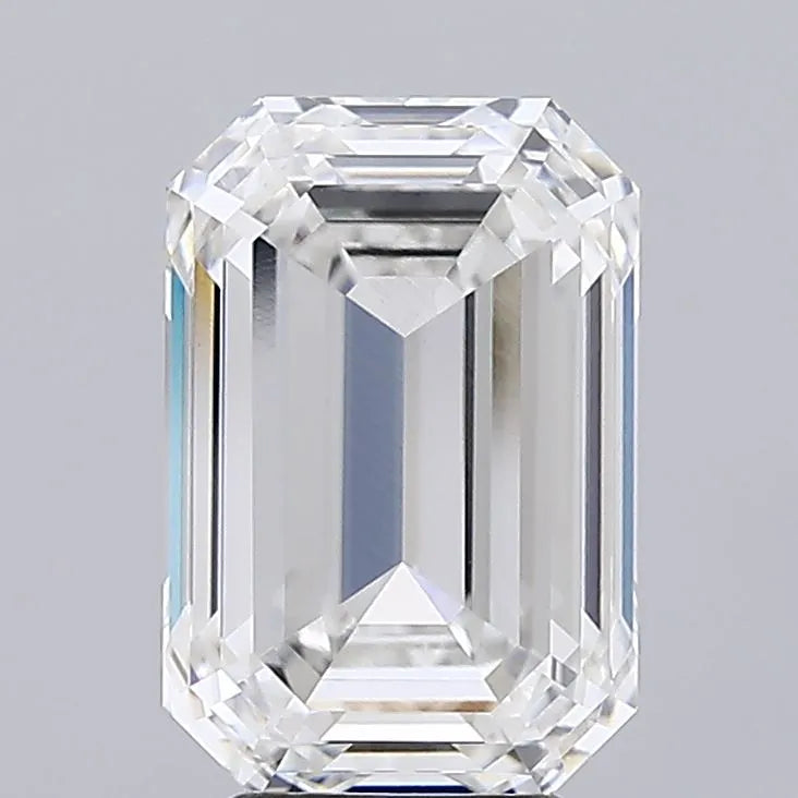 5.10ct Emerald Lab Grown Diamond (Colour F, Clarity VVS2, IGI Certified)