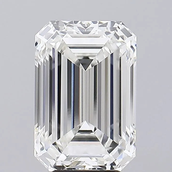 5.10ct Emerald Lab Grown Diamond (Colour H, Clarity VVS2, GIA Certified)