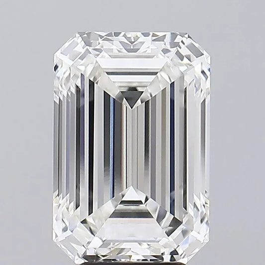 5.10ct Emerald Lab Grown Diamond (Colour H, Clarity VVS2, GIA Certified)