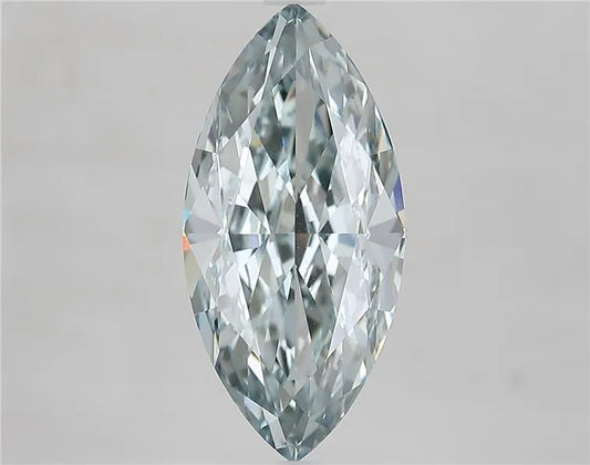 5.10ct Marquise Lab Grown Diamond (Colour Fancy Light Blueish Green, Clarity VVS2, IGI Certified)