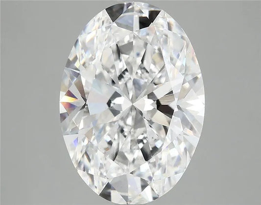 5.10ct Oval Lab Grown Diamond (Colour D, Clarity VS2, IGI Certified)