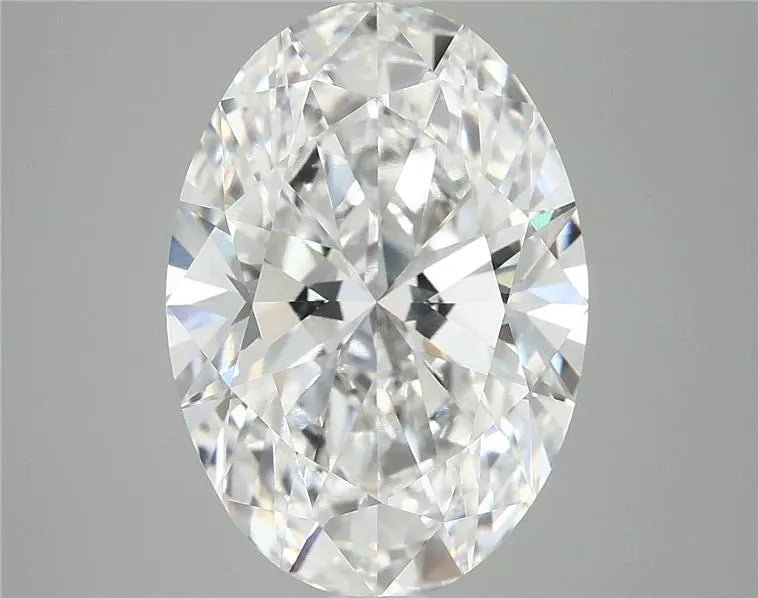 5.10ct Oval Lab Grown Diamond (Colour D, Clarity VVS2, IGI Certified)