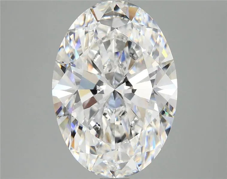 5.10ct Oval Lab Grown Diamond (Colour D, Clarity VVS2, IGI Certified)