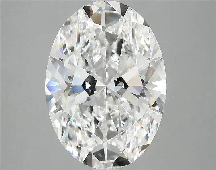 5.10ct Oval Lab Grown Diamond (Colour D, Clarity VVS2, IGI Certified)