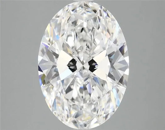 5.10ct Oval Lab Grown Diamond (Colour D, Clarity VVS2, IGI Certified)