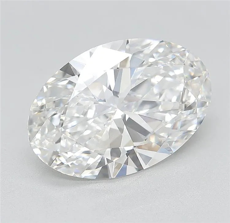 5.10ct Oval Lab Grown Diamond (Colour E, Clarity VS1, Cut EX, IGI Certified)