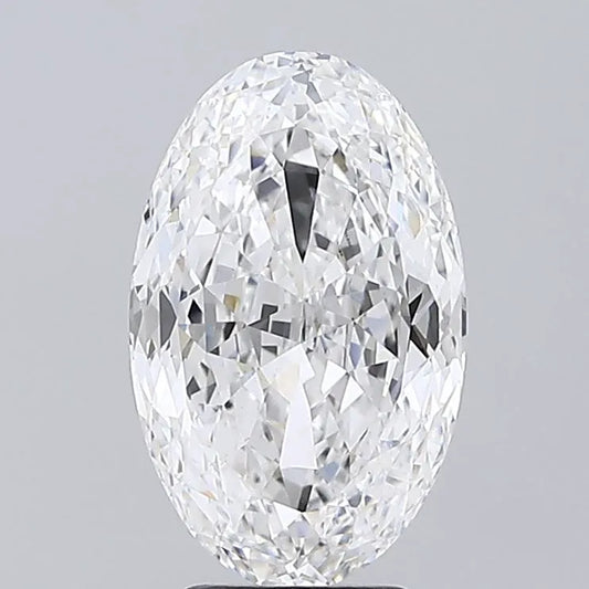 5.10ct Oval Lab Grown Diamond (Colour E, Clarity VS1, IGI Certified)